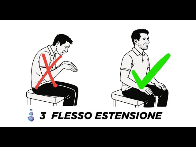 3 - Flesso estensione con spinta e tirata esercizio 3 per una posturacorretta 