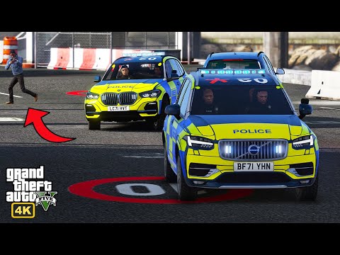 Gunman Opens fire on Armed Police! (GTA 5 LSPDFR Mod | 4K)