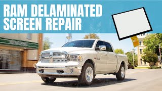How to Replace a Delaminated Screen on a Ram 1500 2500 3500 Uconnect 8.4” Display