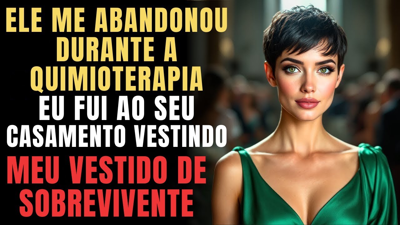 Ele me abandonou durante a quimioterapia .. fui ao casamento dele vestindo meu vestido sobrevivente.
