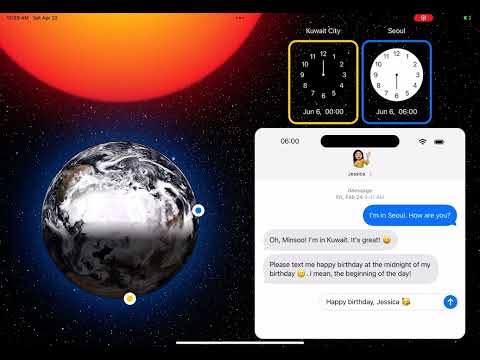 TextMeHappyBirthday🥳AtMidNight🌙 - Submission for Swift Student Challenge WWDC23