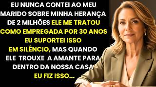 Meu marido me desprezou por 30 anos  Mantive minha herança de 2 milhões em segredo. Até ele trazer a