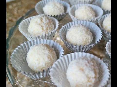 Teil I: Raffaello selbstgemacht / Raffaellokugeln / Kokoskugeln / Kokospralinen / Pralinen