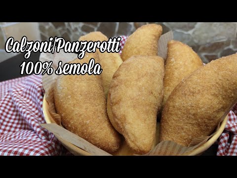 Calzoni Fritti/ Panzerotti - 100% semola - sofficissimi e croccanti - Sfizi & Delizie