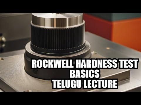 Rockwell's Hardness Test | Procedure | Destructive Testing ( DT) | Methods | Basics | Telugu Lecture