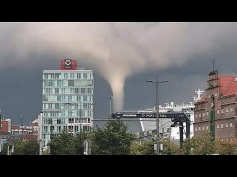 Tornado w Kiel: Kilka osób zostało zdmuchniętych do Bałtyku!