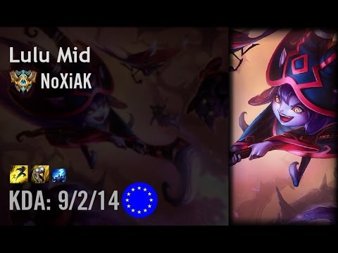 Lulu Mid vs Zed - NoXiAK - EUW Challenger Path 6.5