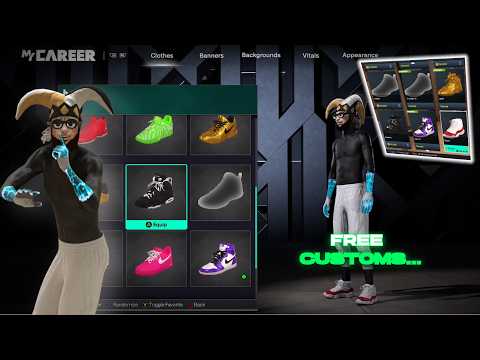 the FREE custom shoes glitch is BACK in NBA 2K26...