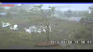 preview picture of video 'Privacy fence flattened by storm'