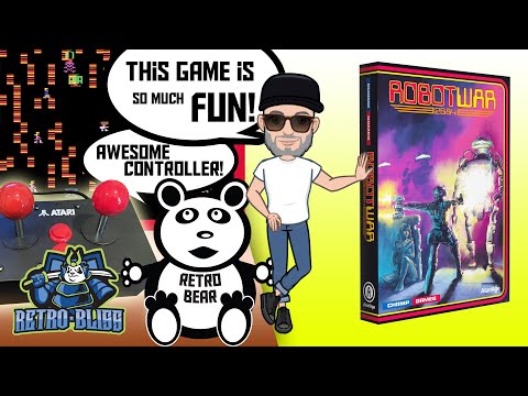 RobotWar 2684 Game Unboxing and Review - An Atari 2600 Homebrew