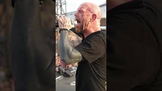Ivan throws all the microphones 🎤 to the crowd - Ep 4 - Five Finger Death Punch Europe 2024 #shorts