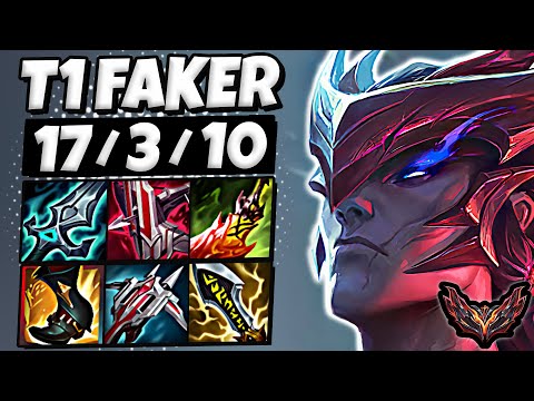 T1 Faker Yone vs Orianna [ MID ] Korea Grandmaster Patch 25.10