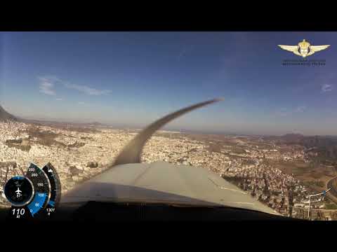 Beechcraft C23 SUNDOWNER Landing in Tetouan Airport (GMTN)