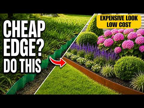 SOME COST $0! 25 DIY Garden Edging Ideas That Look Expensive