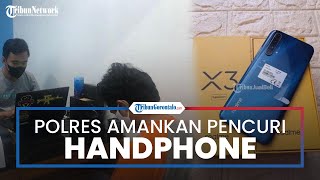 Mahasiswa Curi Handphone Diamankan Polres Gorontalo, Barang Curian Digadaikan di Konter HP