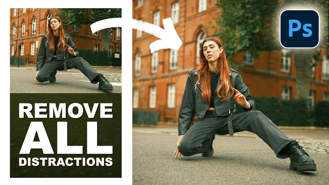 How to Use the Updated "Find Distractions" AI Feature in Photoshop 2026