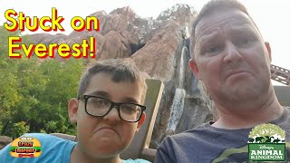Stuck On Expedition Everest at Animal Kingdom! Plus Getting SOAKED on the Kali River Rapids!