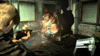 Resident Evil 6 Walkthrough (Leon Campaign) Pt. 6 - Ahhh A FAT MAN!