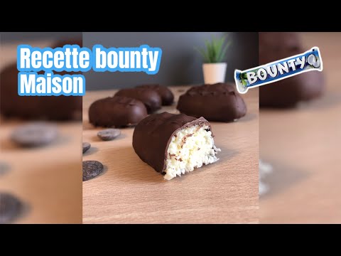 Comment faire des BOUNTY avec 3 ingrédients !! ( #15 recette minute )
