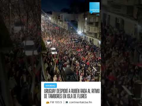 ❤️🥁 Así despidieron a Rubén Rada en las calles de Montevideo