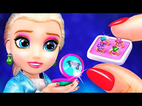 15 DIY Smart Barbie Ideas 💎 Miniature Jewelry, Realistic Cosmetics, Furniture and hacks for dolls