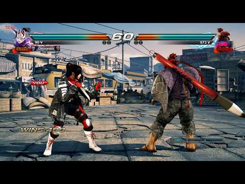 74_4 Kunimitsu ryona vs AKUMA - Tekken 7 ( Anakin x24 ) RTX 2060 8G #julia #nina #tekken c18