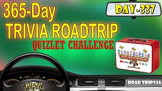 DAY 337 - Quizlet Challenge - a Joe Garside PIT STOP Trivia Quiz ( ROAD TRIpVIA- Episode 1357 )