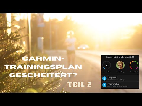 Gescheitert? // UPDATE Garmin-Trainingsplan