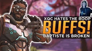 Overwatch: xQc HATES the Boop BUFF! - Baptiste is BROKEN!