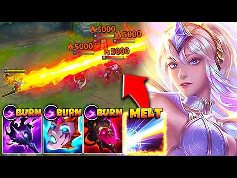 I CREATED A BURNING LUX LASER THAT MELTS EVERYTHING! (4 BURNS EFFECTS AT ONCE)