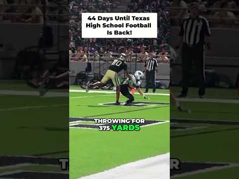 Posting 1 play every day until Texas High School Football is back! 44 Days left!