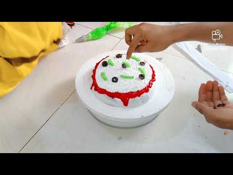 PIZZA CAKE | Home made cake | Priti tare , Lavesh tare