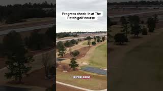 We got another look at The Patch today as construction continues into the new year.