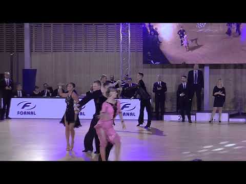 090 Roman Pecha - Eliška Koldová /MČR T10 2018/ Kojetín/ U21/ Semifinále/ Samba