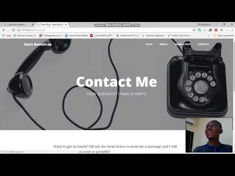 Python flask tutorial Adding HTML Templates in our app  part 6