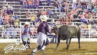 Bull Wreck -Cleburne Texas 2018 PRCA Rodeo