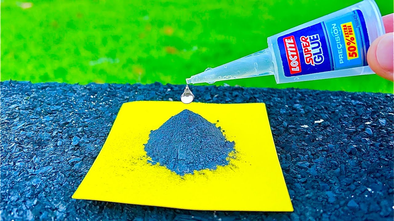 Watch video Most Effective and Robust Adhesive with baking soda and super glue Now Most Effective and Robust Adhesive with baking soda and super glue