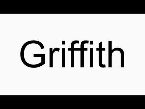 How to pronounce Griffith