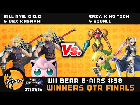 WBB #38 | Bill Nye, Gio.G & Vex vs Eazy, Squall & KingToon - Winners Qtr Finals - Smash Wii U