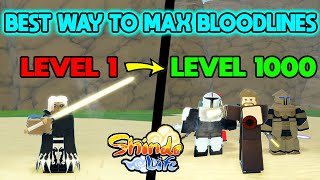(NEW) FASTEST WAY TO LEVEL UP AND MAX ANY BLOODLINE!!! | Shindo Life
