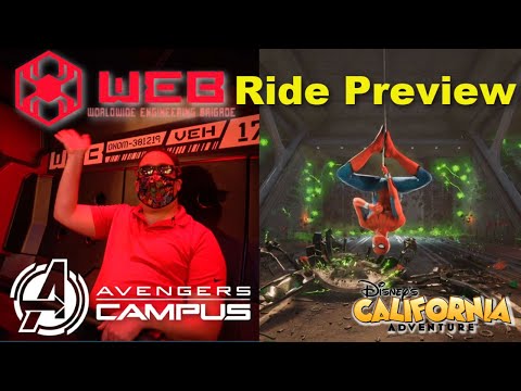 Avengers Campus: WEB SLINGERS: A Spider-Man Adventure Ride Preview