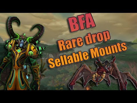 Battle for Azeroth - 5 Farmable and Sellable Mounts! How to Farm and Make Loads of Gold!