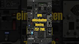 APU starten - für den Flug EDXW (Westerland) nach LFMN (Nizza) - Live  2024 - 11
