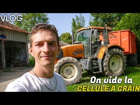 PRÉPARATION DES MOISSONS ! ON VIDE LA CELLULE A GRAIN