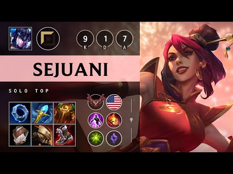 Sejuani Top vs Sett - NA Grandmaster Patch 25.05