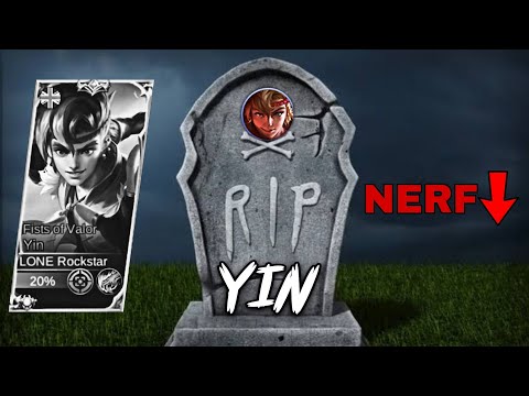 MoonToon Nerfed YIN, Goodbye Last Video? Mobile Legends