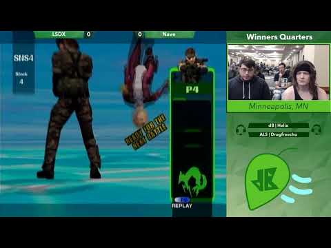 Papercut - Nave (Zero Suit Samus) vs LSDX (Snake) - Winners Quarters