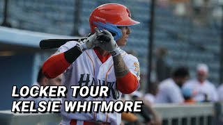 Locker Tour: Kelsie Whitmore, Atlantic League's 1st Female & USA Women's National Baseball Team