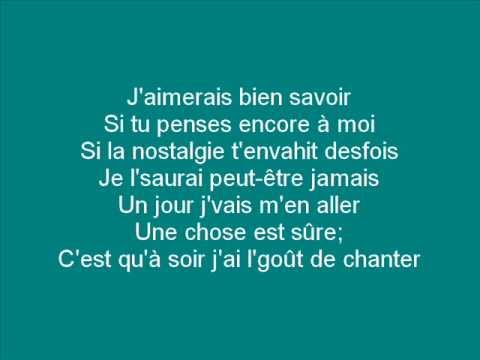 François Lachance - Sur le seuil (Lyrics)