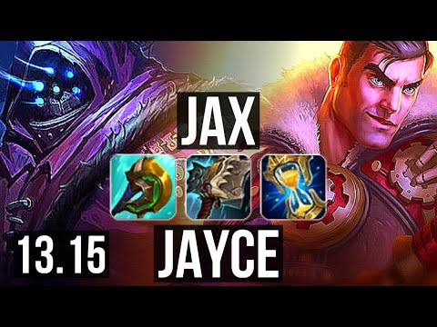 JAX vs JAYCE (TOP) | 14/0/12, 8 solo kills, Legendary, 500+ games | KR Diamond | 13.15